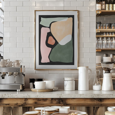 Shapes Harmony - Stretched Canvas, Poster or Fine Art Print I Heart Wall Art