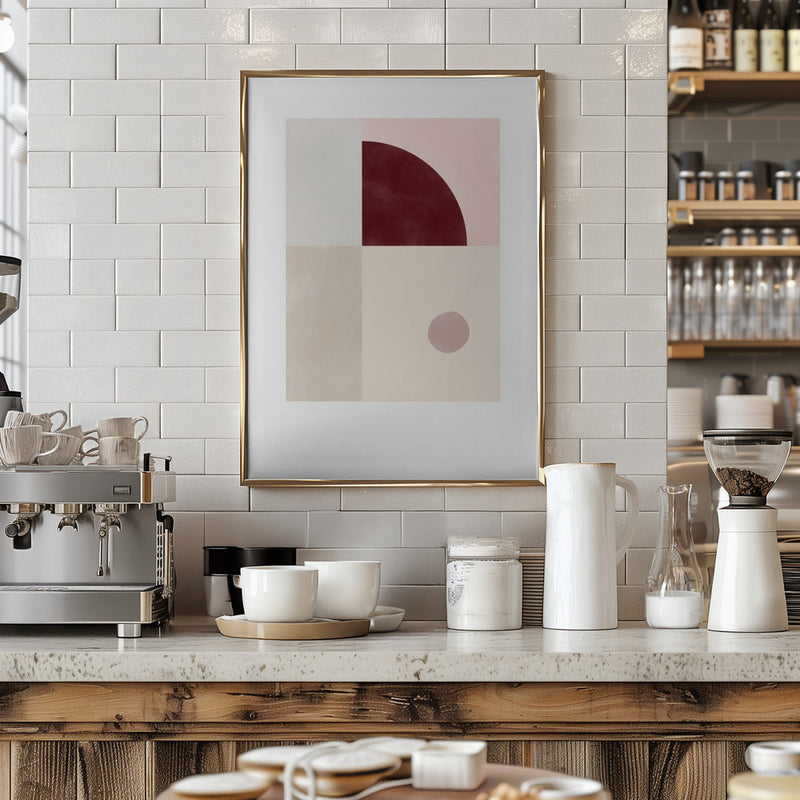 Geometric Harmony - Stretched Canvas, Poster or Fine Art Print I Heart Wall Art