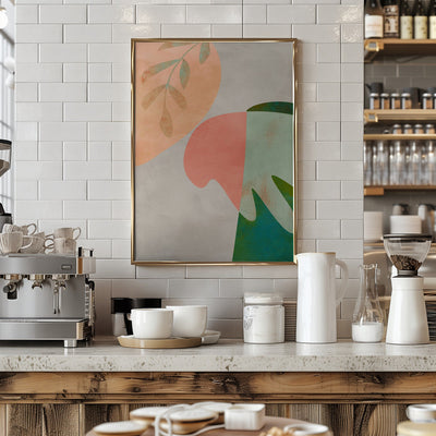 Cut out leaves - Stretched Canvas, Poster or Fine Art Print I Heart Wall Art