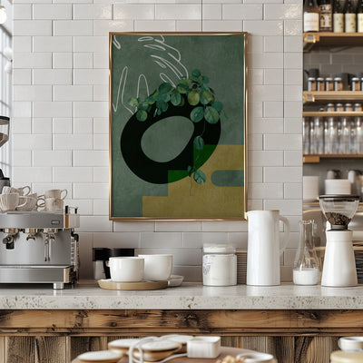 Leaves More 4 Greenery - Stretched Canvas, Poster or Fine Art Print I Heart Wall Art