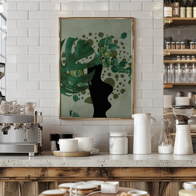 Leaves More 5 Kopie - Stretched Canvas, Poster or Fine Art Print I Heart Wall Art