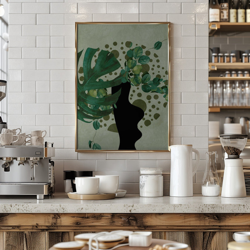 Leaves More 5 Kopie - Stretched Canvas, Poster or Fine Art Print I Heart Wall Art