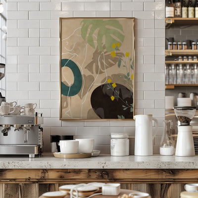 Leaves Nude 24. Januar 2021 13 Kopie - Stretched Canvas, Poster or Fine Art Print I Heart Wall Art