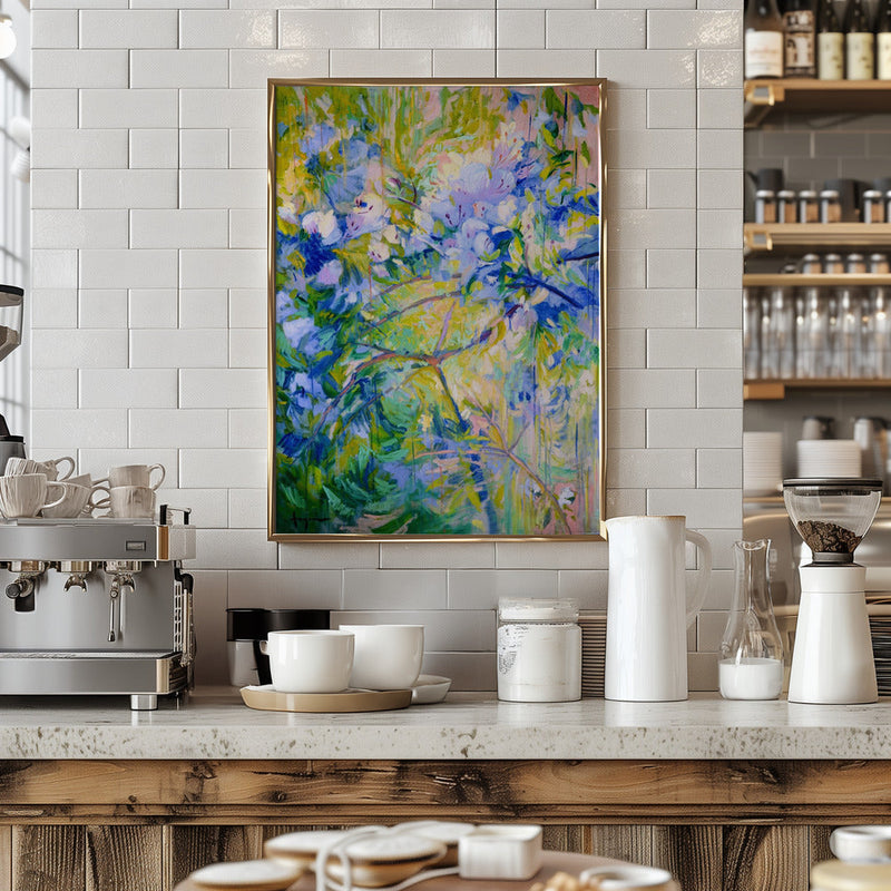 Vivid Colors And Delicate petals - Stretched Canvas, Poster or Fine Art Print I Heart Wall Art