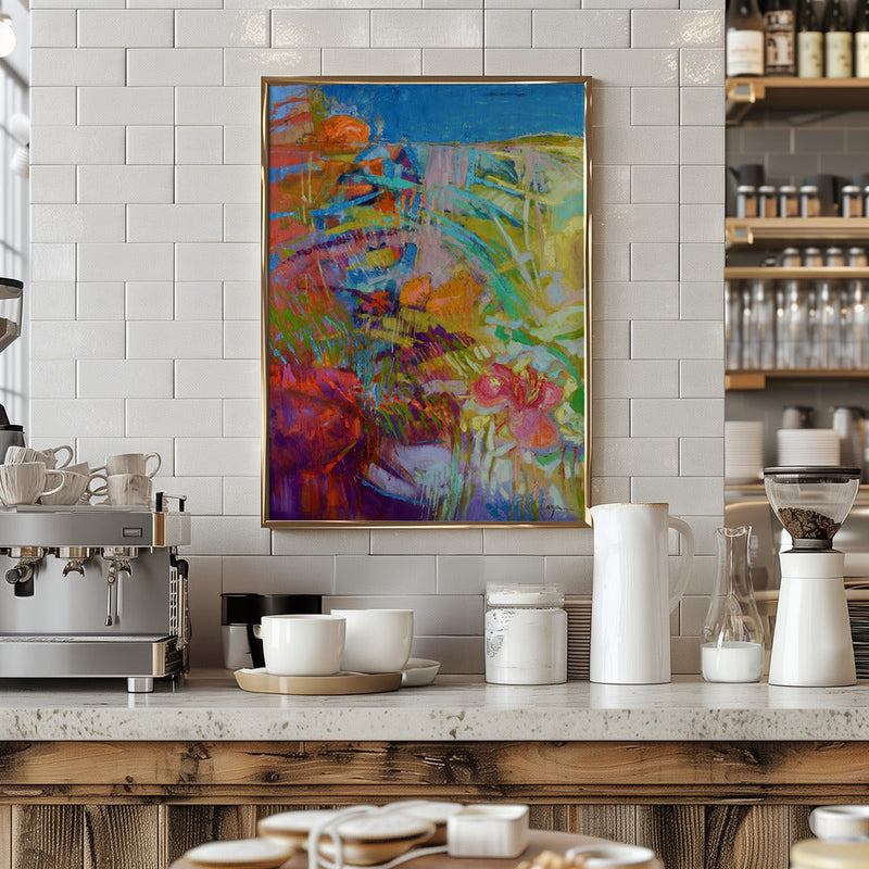 Blooming Heart - Stretched Canvas, Poster or Fine Art Print I Heart Wall Art