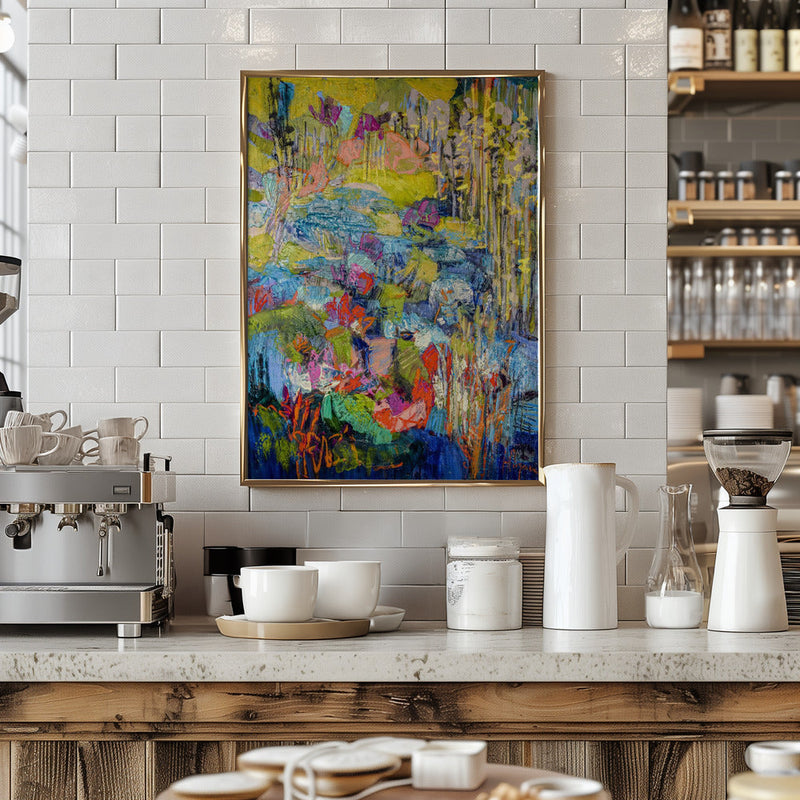 Vivid Nature Dance - Stretched Canvas, Poster or Fine Art Print I Heart Wall Art