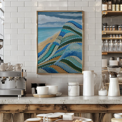 Nonforlorn Blue - Stretched Canvas, Poster or Fine Art Print I Heart Wall Art