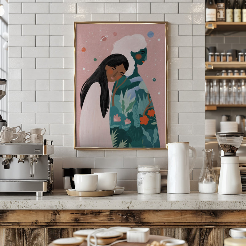 Reconnect - Stretched Canvas, Poster or Fine Art Print I Heart Wall Art