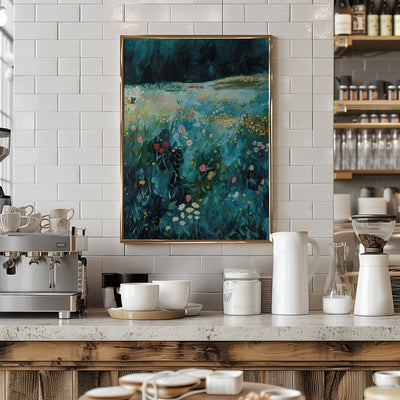 June Meadow - Stretched Canvas, Poster or Fine Art Print I Heart Wall Art