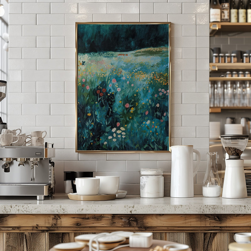 June Meadow - Stretched Canvas, Poster or Fine Art Print I Heart Wall Art