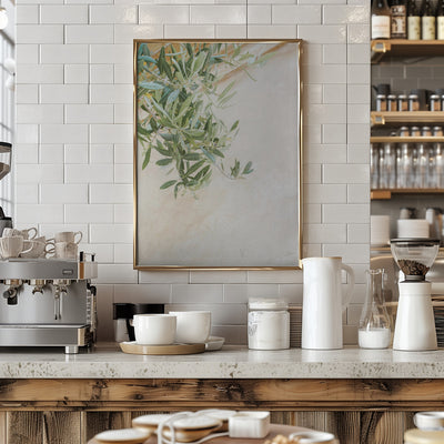 Olive Tree Leaves - Stretched Canvas, Poster or Fine Art Print I Heart Wall Art