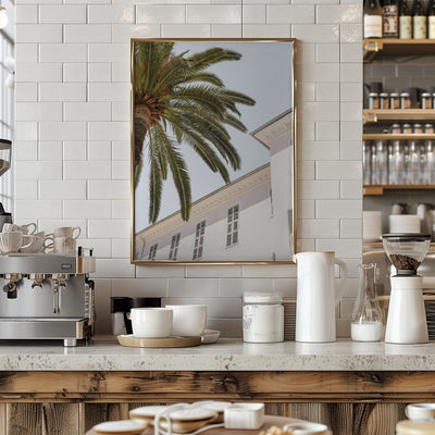 Tropical Menton - Stretched Canvas, Poster or Fine Art Print I Heart Wall Art