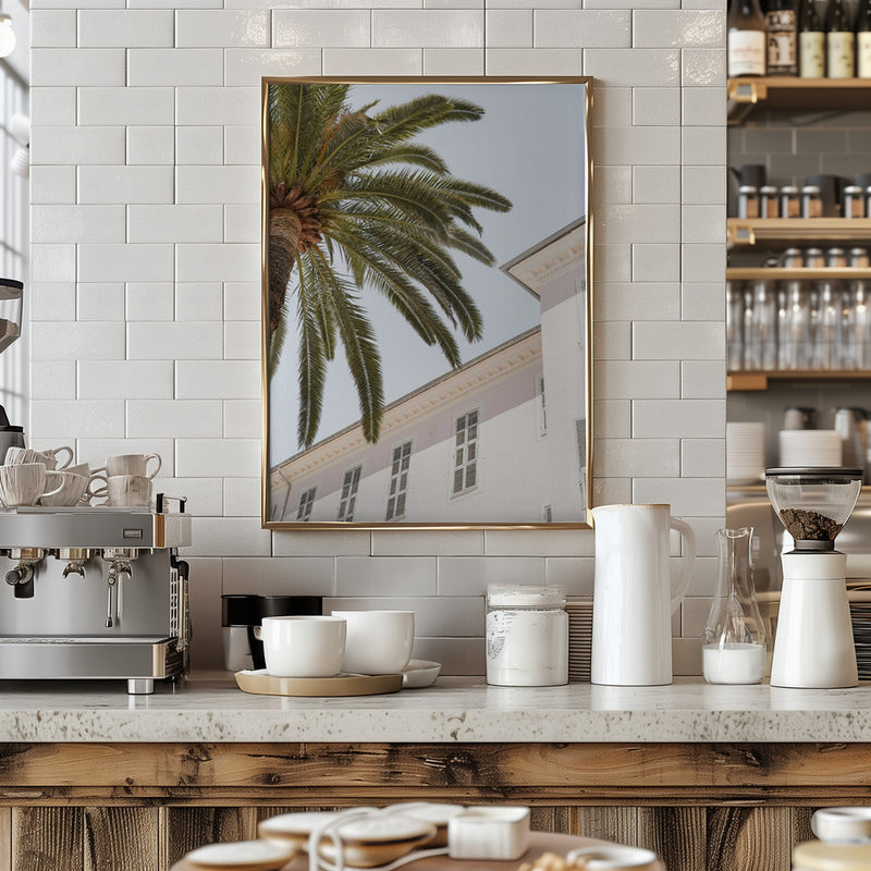 Tropical Menton - Stretched Canvas, Poster or Fine Art Print I Heart Wall Art