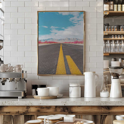 Road to Death Valley - Stretched Canvas, Poster or Fine Art Print I Heart Wall Art