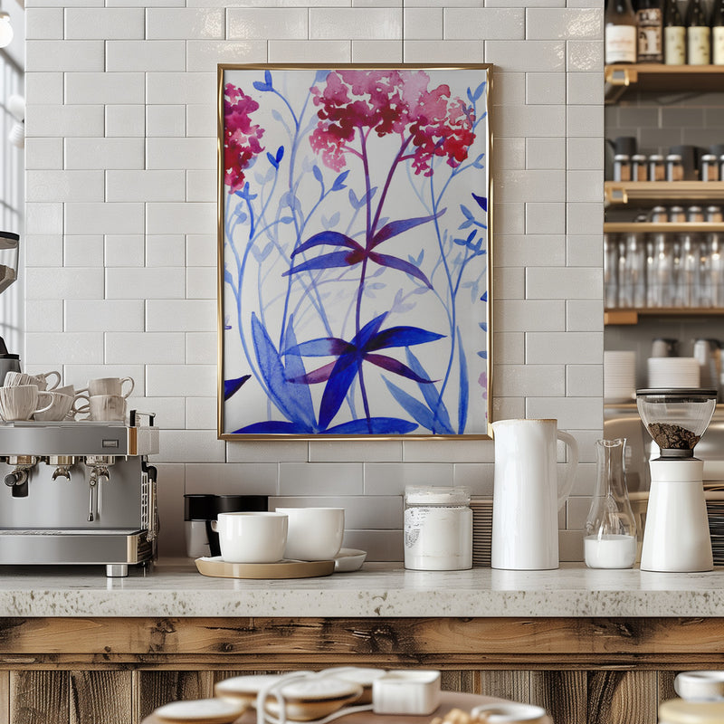 Garden By the Sea - Stretched Canvas, Poster or Fine Art Print I Heart Wall Art