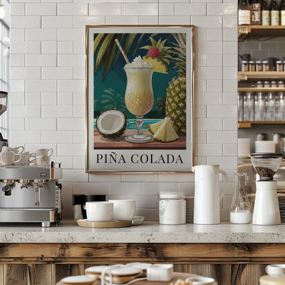 Pina Colada - Stretched Canvas, Poster or Fine Art Print I Heart Wall Art