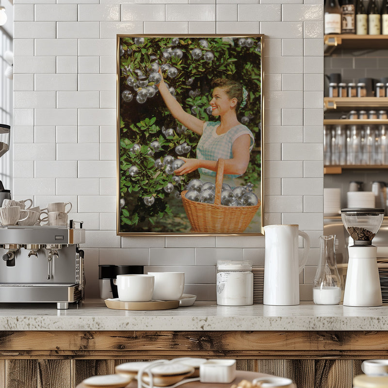 Disco Ball Grove - Stretched Canvas, Poster or Fine Art Print I Heart Wall Art