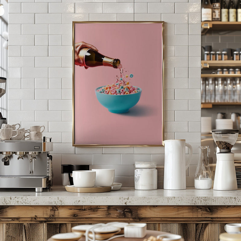 Good Morning - Stretched Canvas, Poster or Fine Art Print I Heart Wall Art