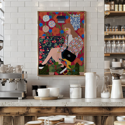 9933x14043 Din 7 - Stretched Canvas, Poster or Fine Art Print I Heart Wall Art