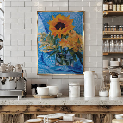 Summer Flowers - Stretched Canvas, Poster or Fine Art Print I Heart Wall Art