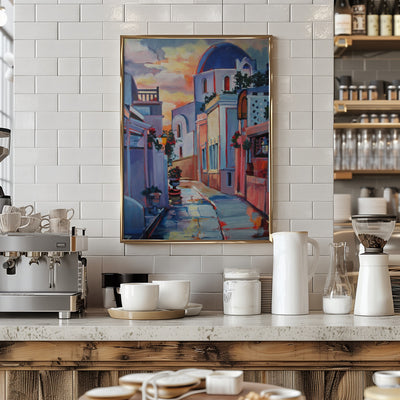 Greek Church - Stretched Canvas, Poster or Fine Art Print I Heart Wall Art