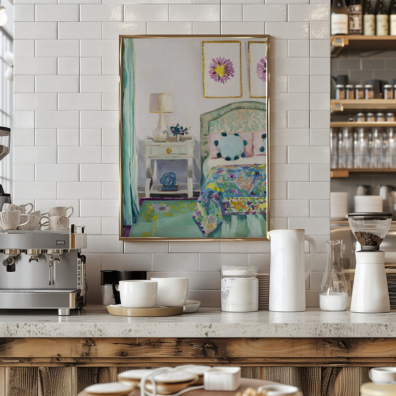 Mary Ellen S Bedroom - Stretched Canvas, Poster or Fine Art Print I Heart Wall Art