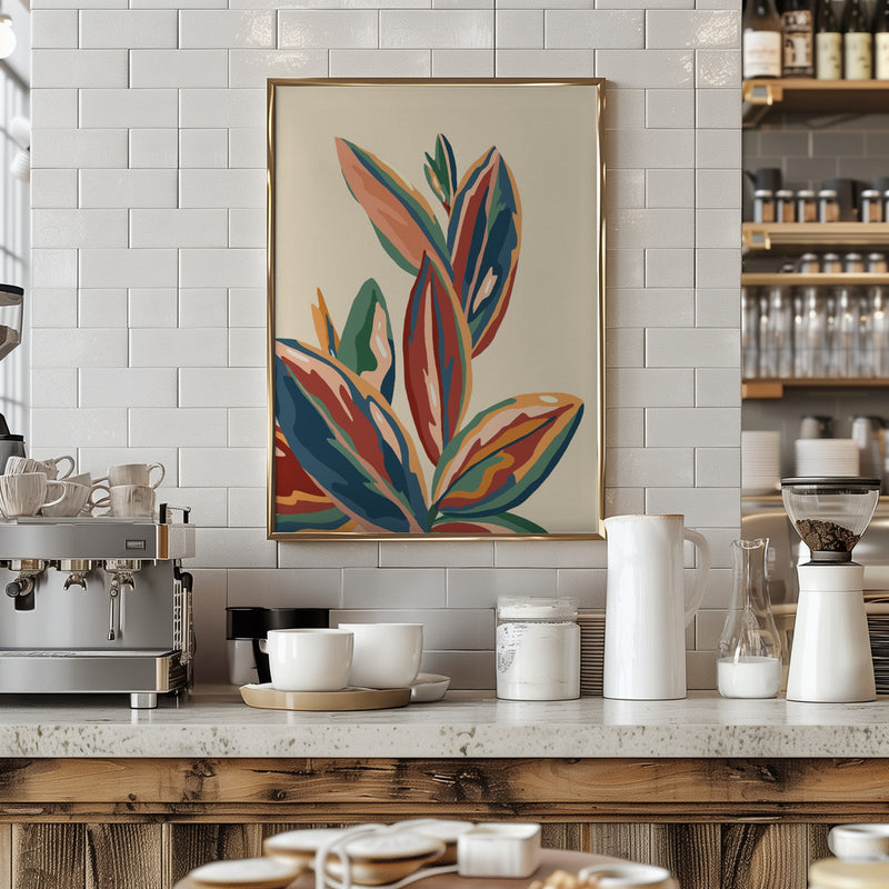 Mediterranean Botanical - Stretched Canvas, Poster or Fine Art Print I Heart Wall Art