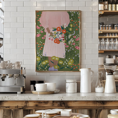 Flower Farm - Stretched Canvas, Poster or Fine Art Print I Heart Wall Art