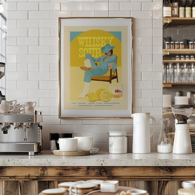 Jlr Cocktails Whiskysour Copy - Stretched Canvas, Poster or Fine Art Print I Heart Wall Art