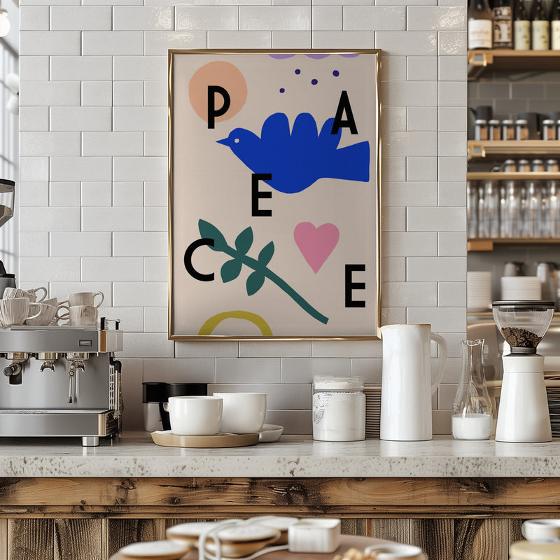 Peace - Stretched Canvas, Poster or Fine Art Print I Heart Wall Art