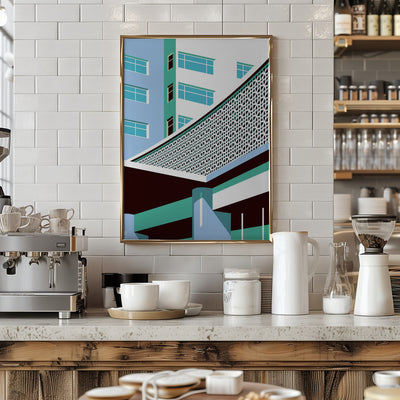 Miami Sherryfontenac - Stretched Canvas, Poster or Fine Art Print I Heart Wall Art