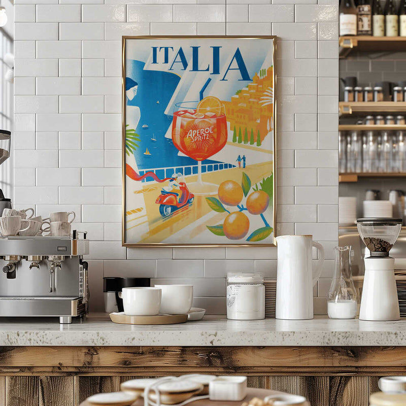 Italia - Stretched Canvas, Poster or Fine Art Print