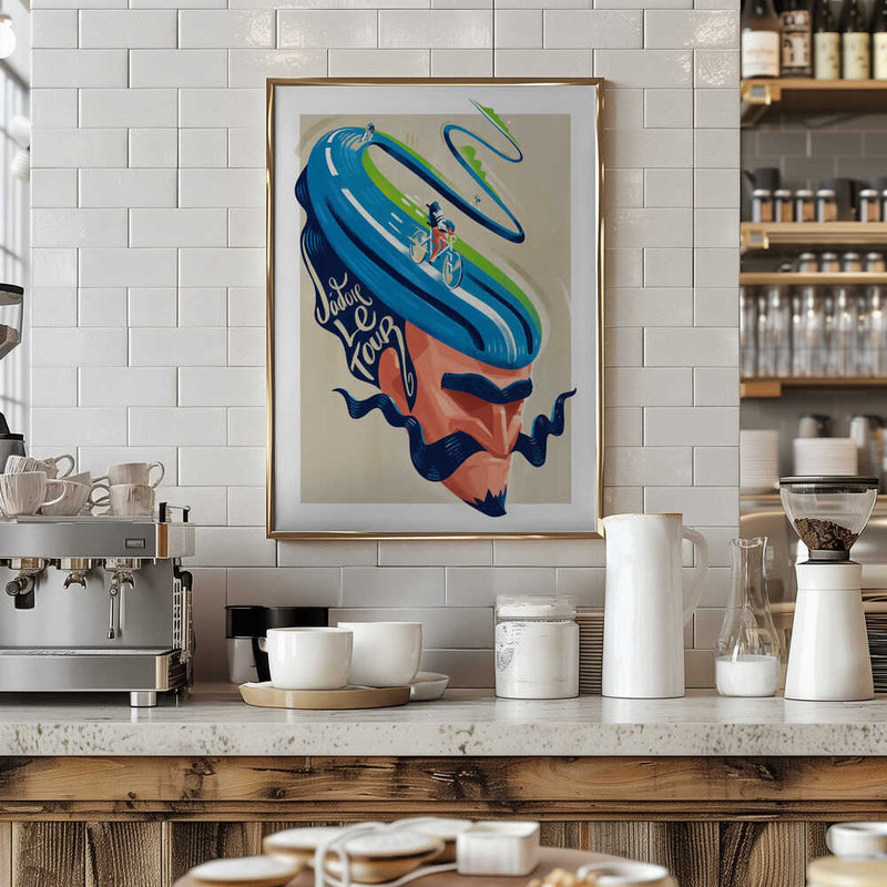 Jadore Le Tour - Stretched Canvas, Poster or Fine Art Print