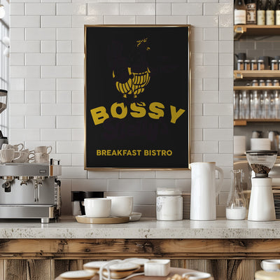 Bossy.png - Stretched Canvas, Poster or Fine Art Print I Heart Wall Art