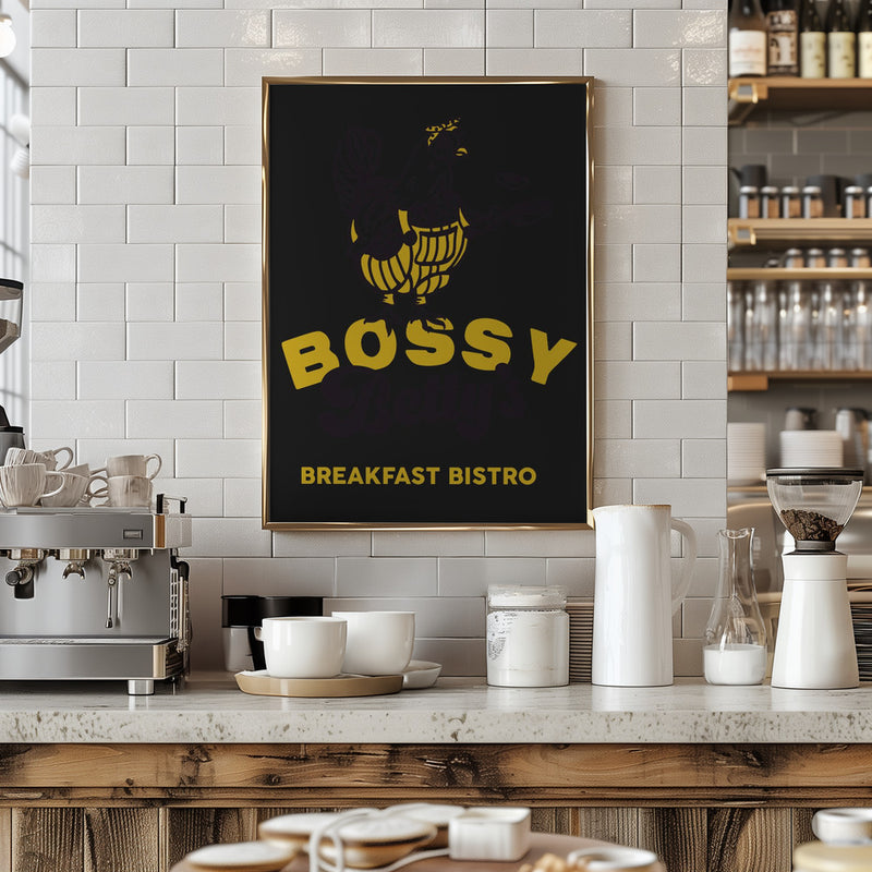 Bossy.png - Stretched Canvas, Poster or Fine Art Print I Heart Wall Art