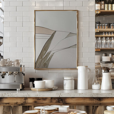 Minimal Lines I - Stretched Canvas, Poster or Fine Art Print I Heart Wall Art