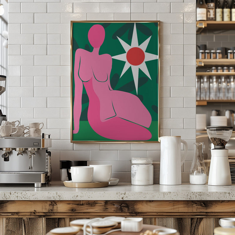 Pink Reverie - Stretched Canvas, Poster or Fine Art Print I Heart Wall Art