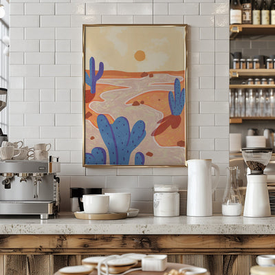 Path Through the Painted Desert - Stretched Canvas, Poster or Fine Art Print I Heart Wall Art