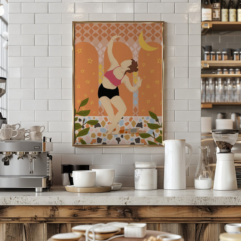 Moonlit Dance - Stretched Canvas, Poster or Fine Art Print I Heart Wall Art