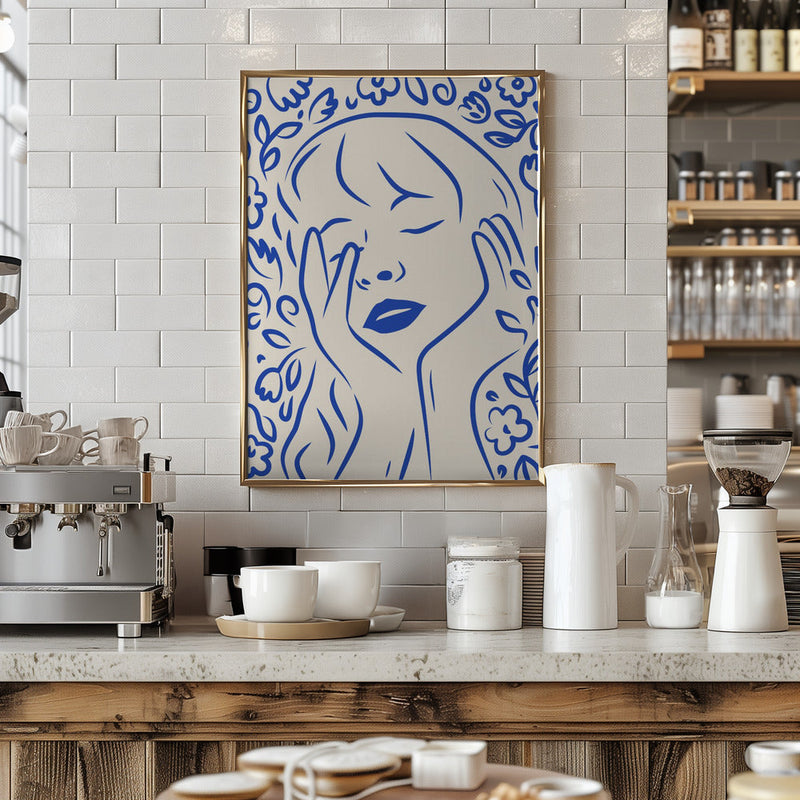 Gentle Flower Dream - Stretched Canvas, Poster or Fine Art Print I Heart Wall Art