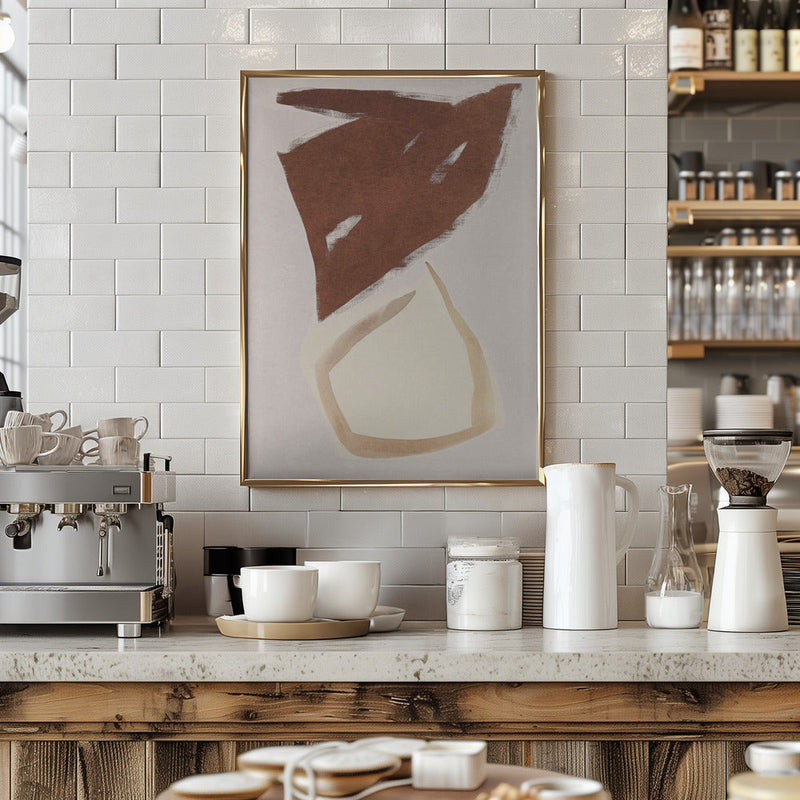 Geometric figure II - Stretched Canvas, Poster or Fine Art Print I Heart Wall Art