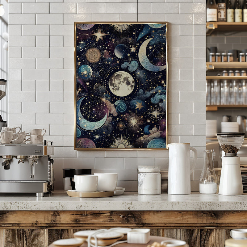 Lunar Magic - Stretched Canvas, Poster or Fine Art Print I Heart Wall Art