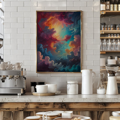 Aurora In the Clouds - Stretched Canvas, Poster or Fine Art Print I Heart Wall Art