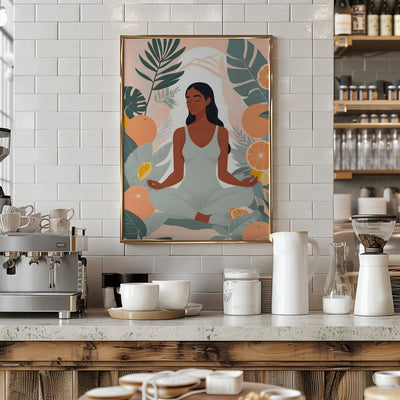 Citrus Meditation - Stretched Canvas, Poster or Fine Art Print I Heart Wall Art