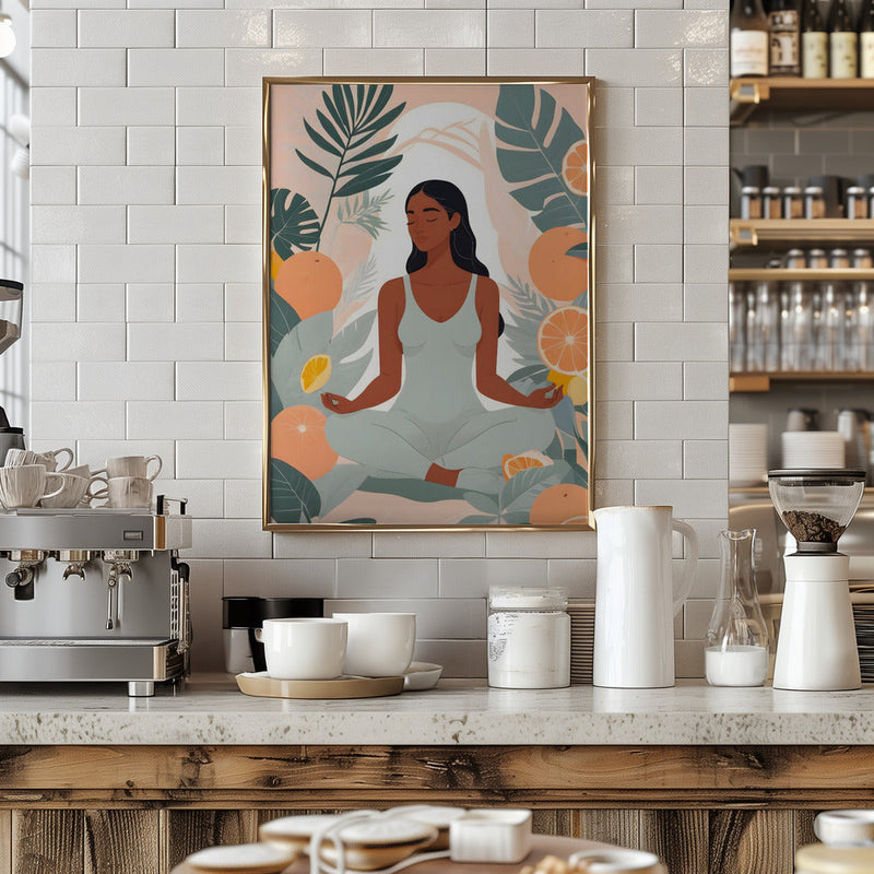 Citrus Meditation - Stretched Canvas, Poster or Fine Art Print I Heart Wall Art