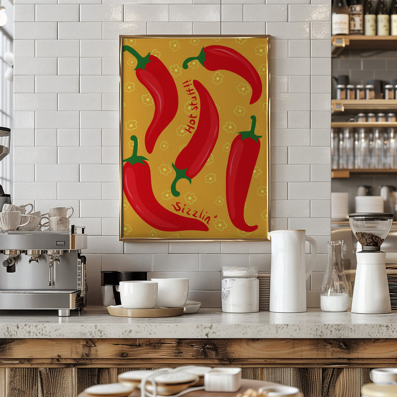 Red Hot Chili Peppers - Stretched Canvas, Poster or Fine Art Print I Heart Wall Art