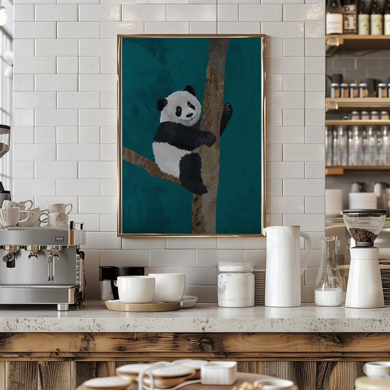 Panda - Stretched Canvas, Poster or Fine Art Print I Heart Wall Art