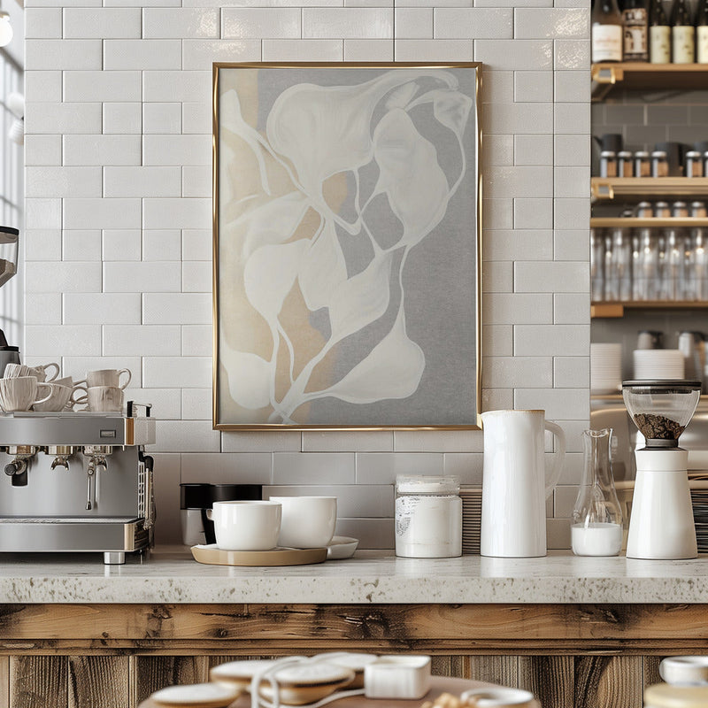 Whispers in White - Stretched Canvas, Poster or Fine Art Print I Heart Wall Art