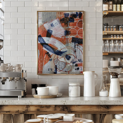 Vibrant Chaos - Stretched Canvas, Poster or Fine Art Print I Heart Wall Art