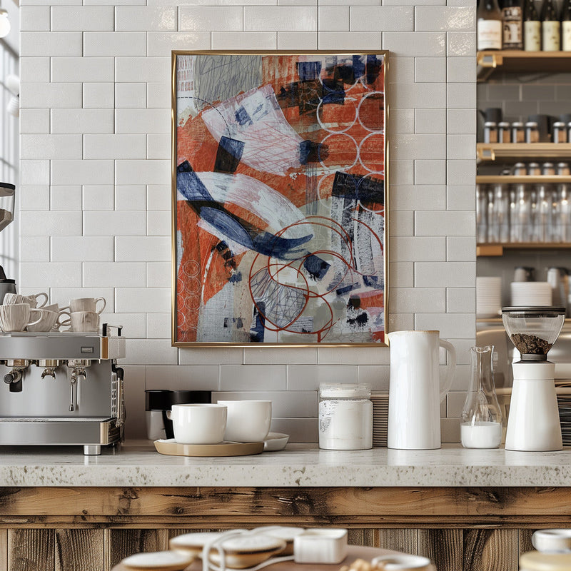 Vibrant Chaos - Stretched Canvas, Poster or Fine Art Print I Heart Wall Art